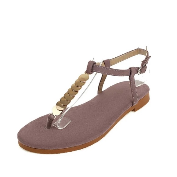 NIB Metal linked thong sandals - Picture 4 of 4